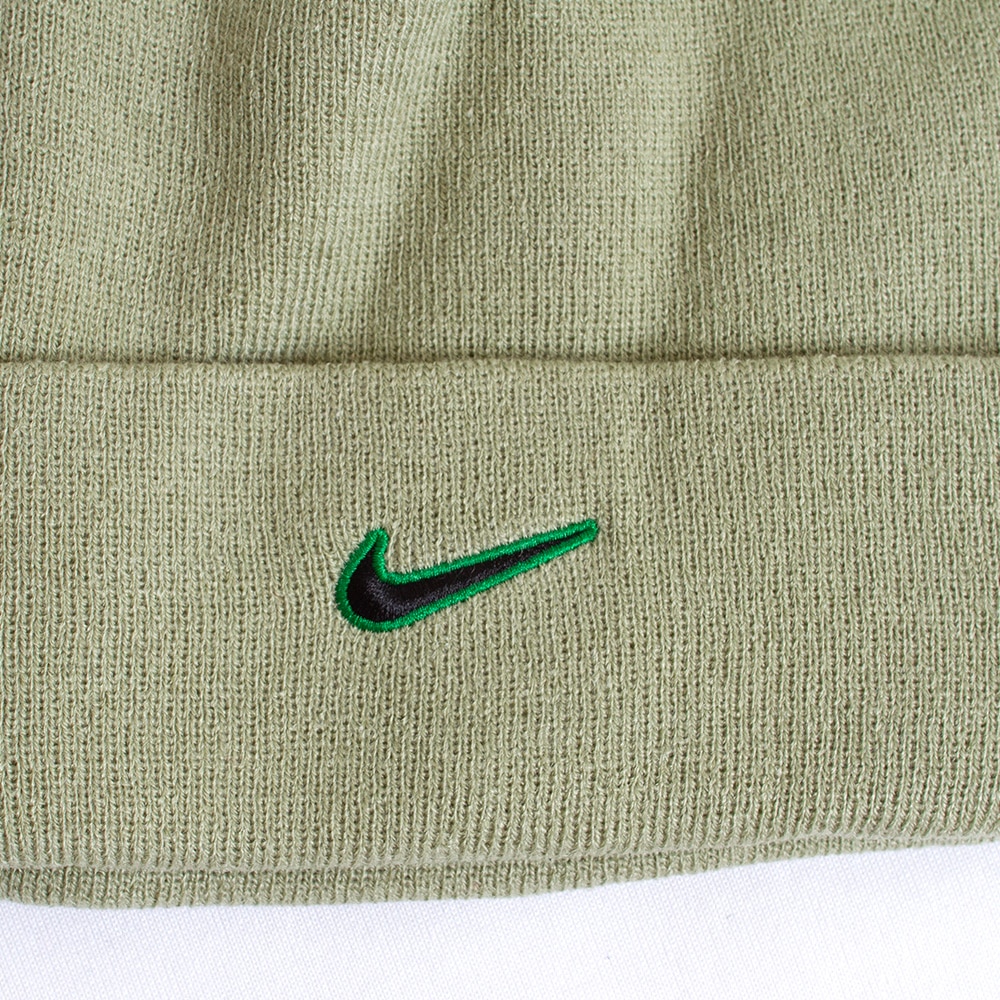 Classic Oregon O, Nike, Green, Beanie, Acrylic, Accessories, Unisex, Football, Peak, Standard Cuff, Pom, Sideline, Hat, 799127